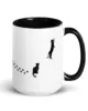 taza silueta de gatos color interior negro 15oz right | Supertazas