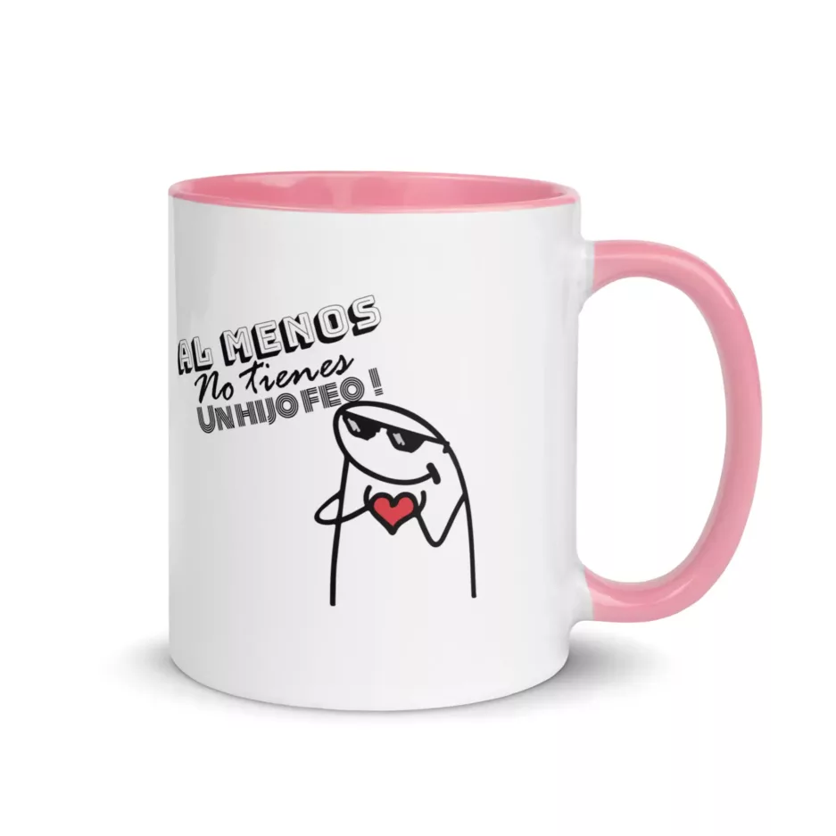 Taza No Importa Que Tan Dificil Sea La Vida Almenos No Tienes Hijos Feos Color Interior Rosa 11Oz Right - Supertazas taza no importa que tan dificil sea la vida almenos no tienes hijos feos color interior rosa 11oz right 1 | Supertazas