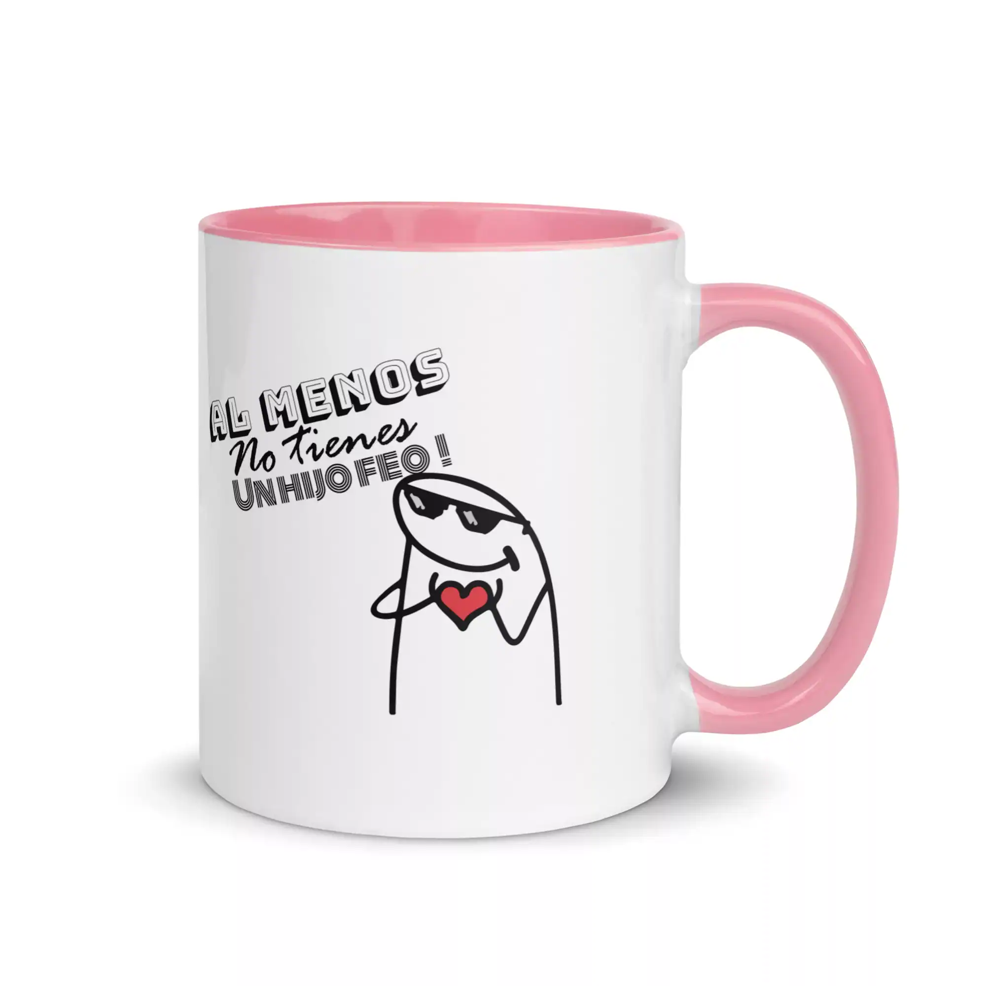 Taza No Importa Que Tan Dificil Sea La Vida Almenos No Tienes Hijos Feos Color Interior Rosa 11Oz Right - Supertazas taza no importa que tan dificil sea la vida almenos no tienes hijos feos color interior rosa 11oz right 1 | Supertazas