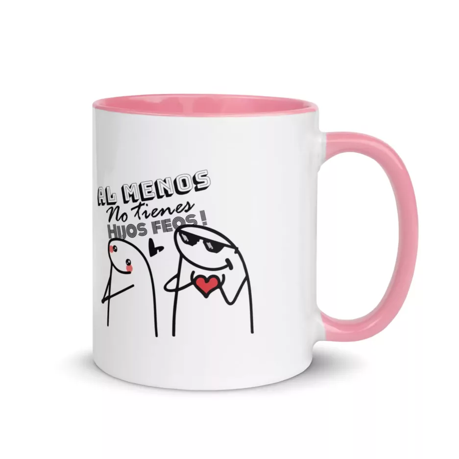 Taza No Importa Que Tan Dificil Sea La Vida Almenos No Tienes Hijos Feos Color Interior Rosa 11Oz Right - Supertazas taza no importa que tan dificil sea la vida almenos no tienes hijos feos color interior rosa 11oz right 2 | Supertazas