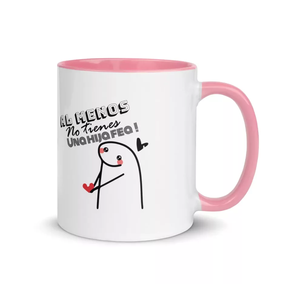 Taza No Importa Que Tan Dificil Sea La Vida Almenos No Tienes Hijos Feos Color Interior Rosa 11Oz Right - Supertazas taza no importa que tan dificil sea la vida almenos no tienes hijos feos color interior rosa 11oz right | Supertazas