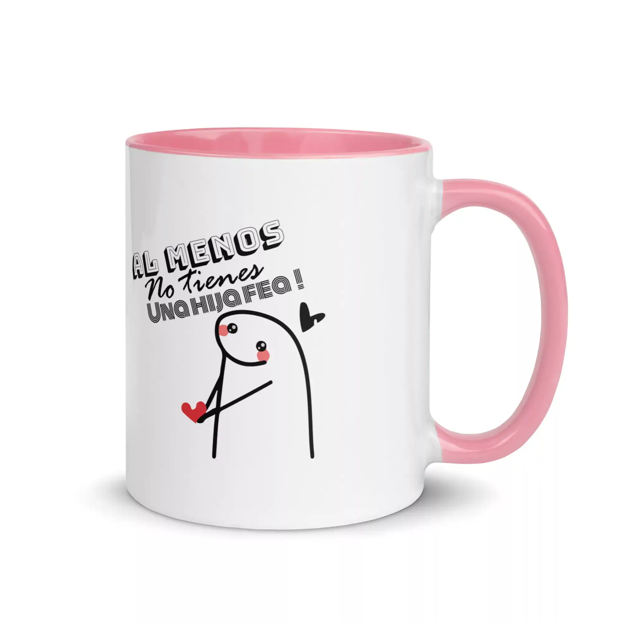 Taza No Importa Que Tan Dificil Sea La Vida Almenos No Tienes Hijos Feos Color Interior Rosa 11Oz Right - Supertazas taza no importa que tan dificil sea la vida almenos no tienes hijos feos color interior rosa 11oz right | Supertazas