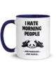 taza panda i hate morning people color interior azul oscuro 11oz left taza panda i hate morning people color interior azul oscuro 11oz left | Supertazas