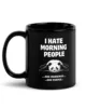 taza panda i hate morning people negra brillante negro 11oz left taza panda i hate morning people negra brillante negro 11oz left | Supertazas