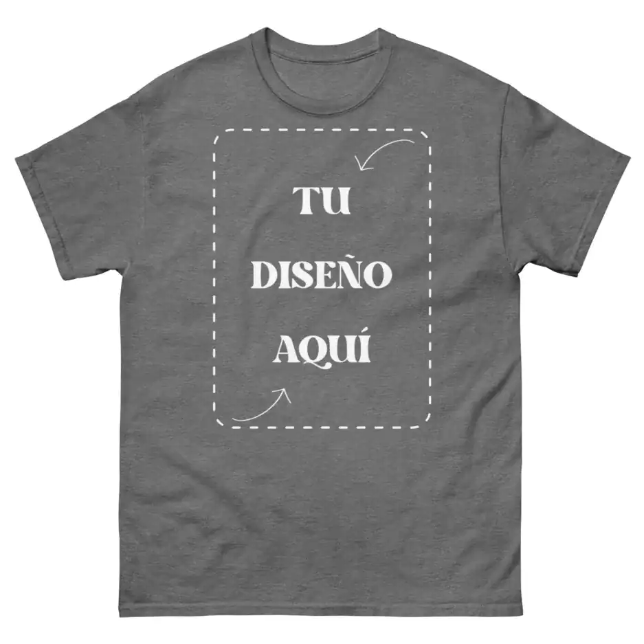 Camiseta Personalizada Gris Oscuro - Supertazas camiseta personalizada gris oscuro | Supertazas