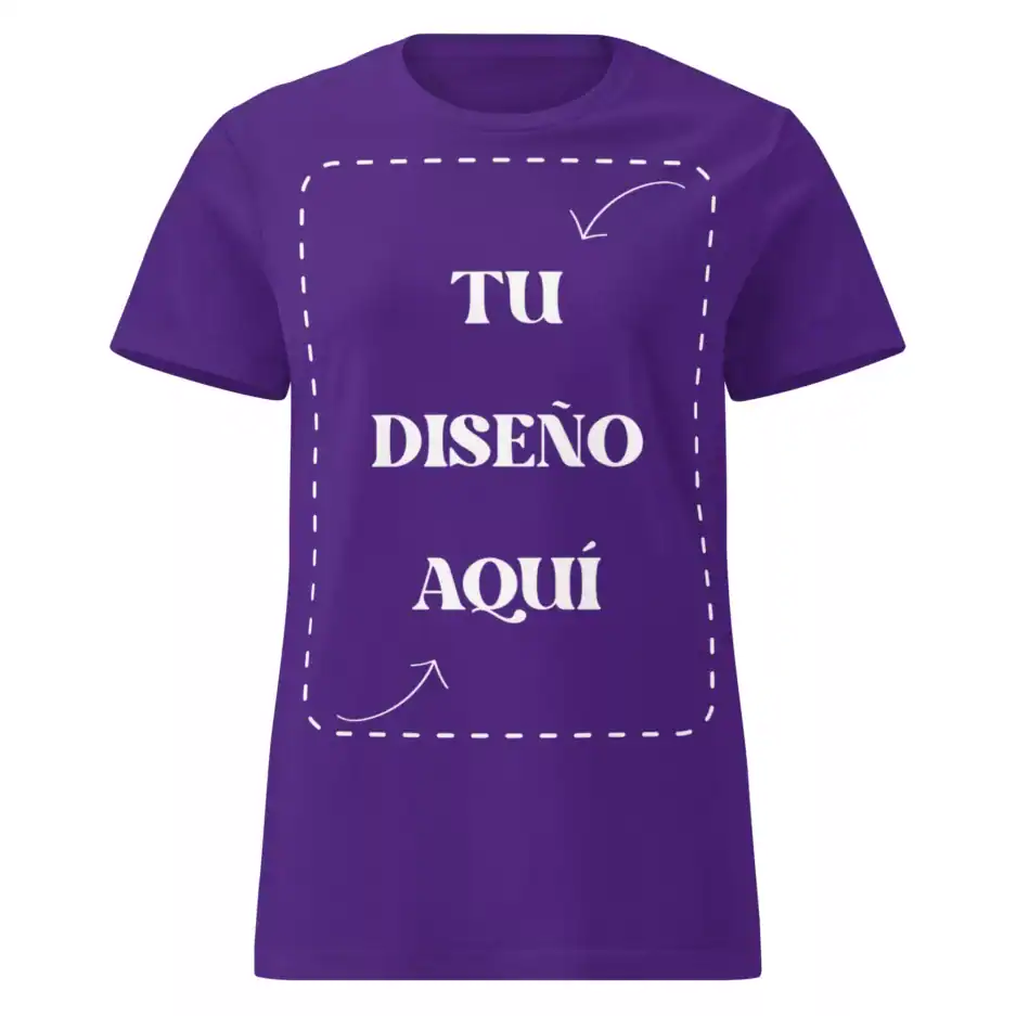 Taza personalizada con espacio para tu diseño Aquí, color violeta, ideal para regalos y promociones con espacio para agregar un diseño personalizado. Perfecta para empresas, eventos o uso personal.