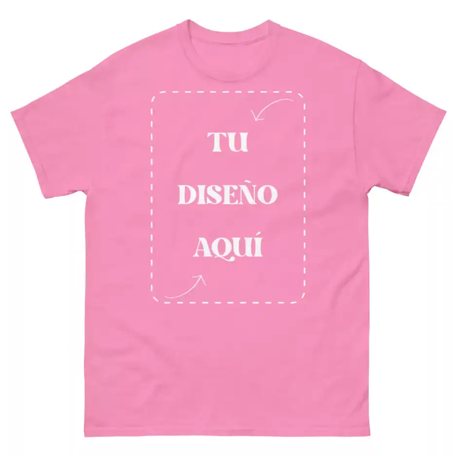 Camiseta Personalizada Rosa Fuerte - Supertazas camiseta personalizada rosa fuerte | Supertazas