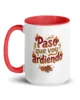 taza paso que voy ardiendo color interior rojo 15oz left taza paso que voy ardiendo color interior rojo 15oz left | Supertazas