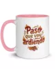 taza paso que voy ardiendo color interior rosa 11oz left taza paso que voy ardiendo color interior rosa 11oz left | Supertazas