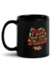 taza paso que voy ardiendo negra brillante negro 11oz handle on left taza paso que voy ardiendo negra brillante negro 11oz handle on left | Supertazas