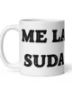 taza me la suda blanca brillante blanco 11oz handle on left taza me la suda blanca brillante blanco 11oz handle on left | Supertazas