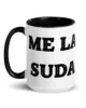taza me la suda color interior negro 15oz left taza me la suda color interior negro 15oz left | Supertazas